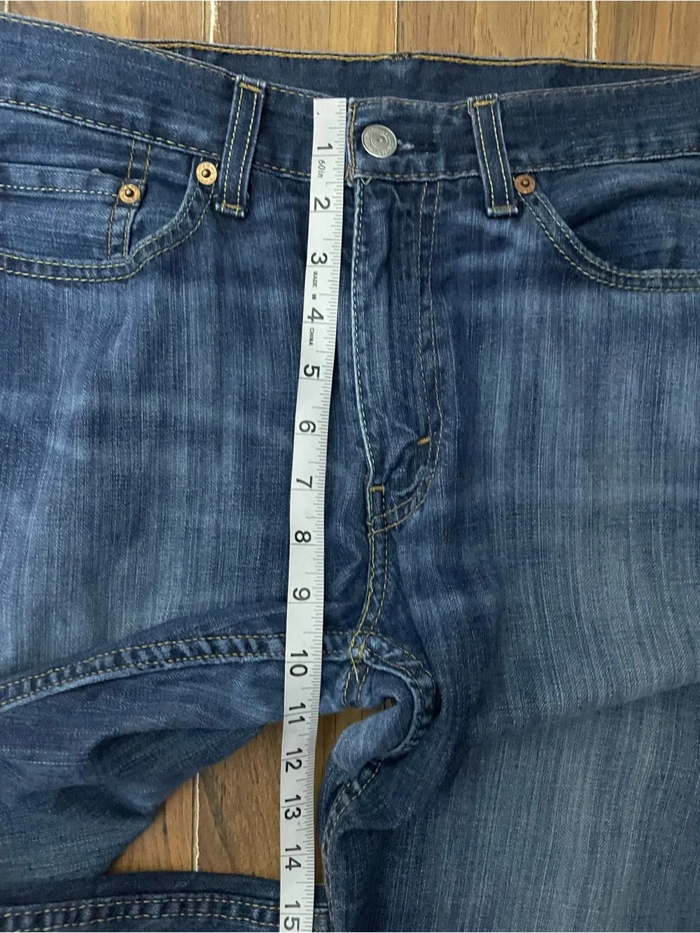 Levi’s 514 Straight Fit Jeans Men’s W30 L32 Med Wash 100% Cotton WaterLess-Work